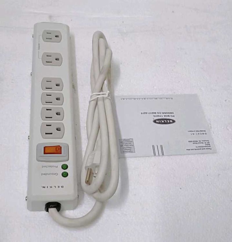 Belkin 6-Outlet Metal Power Strip Surge Protector