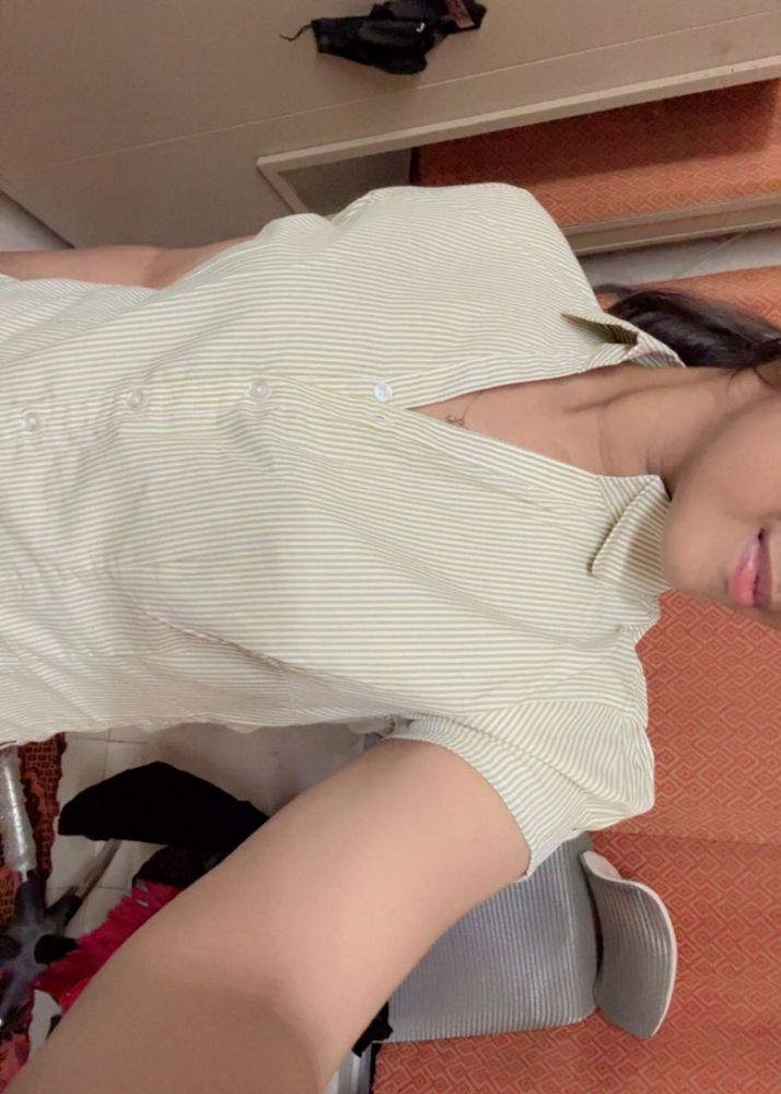 Striped Button-Down Shirt