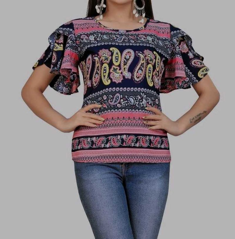 Paisley Print Top