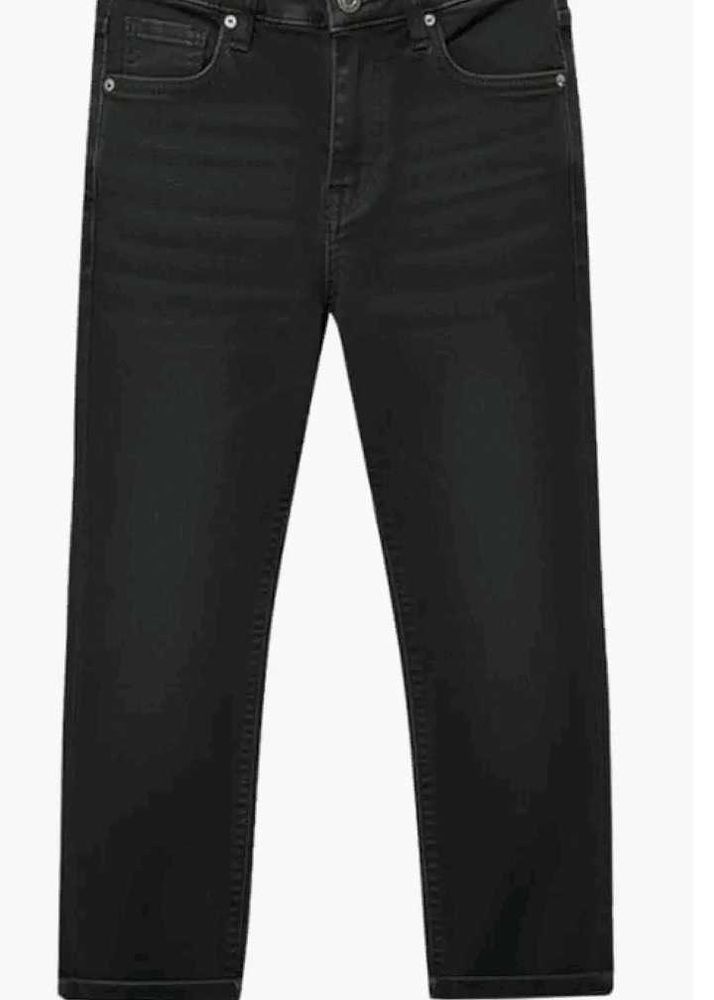 Black Straight Leg Jeans