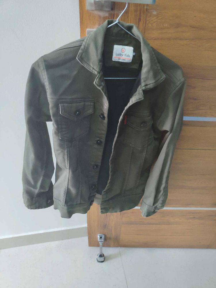 Green Denim Jacket
