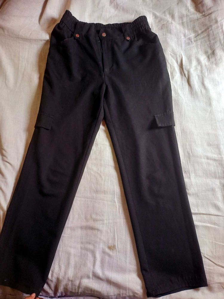 MAX Black Cargo Pants