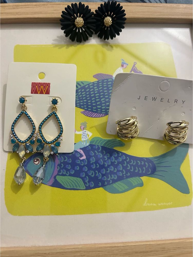 Stylish Dangle Earrings Set