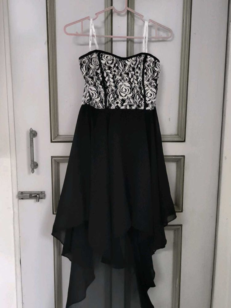 Elegant Black &amp; White Dress
