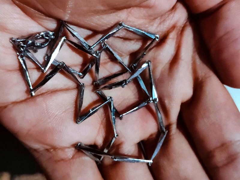 Unique Geometric Chain Necklace