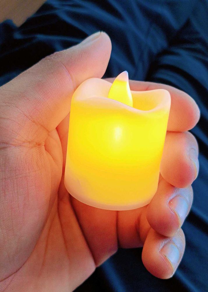 plastic LED candle