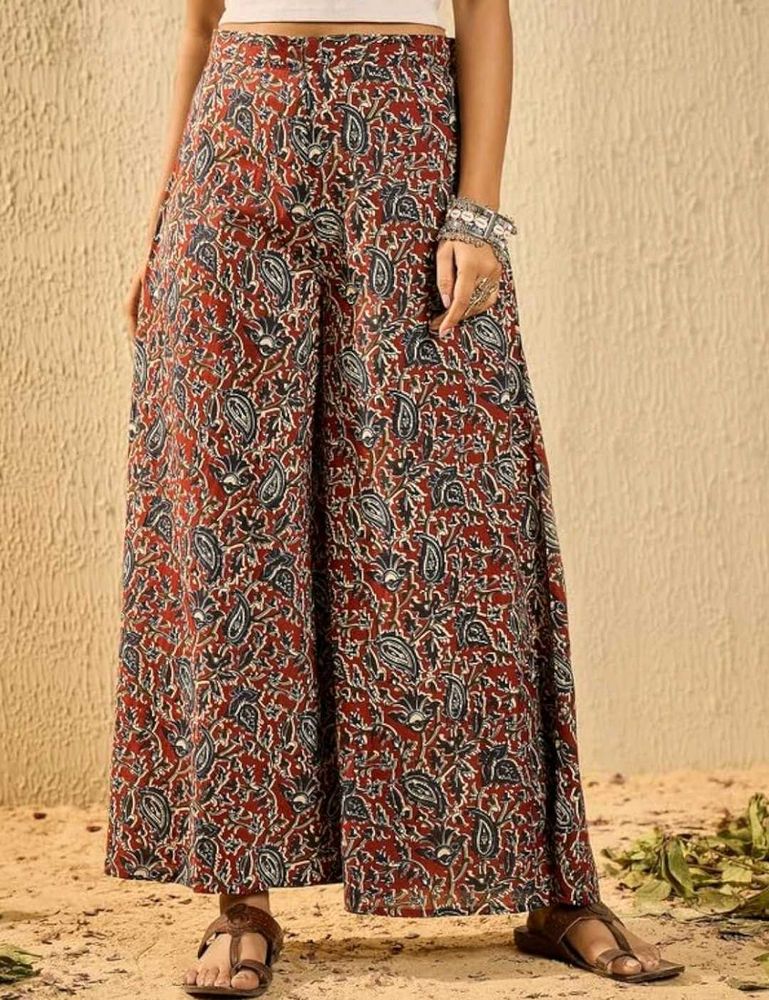 Boho Print Palazzo Pants