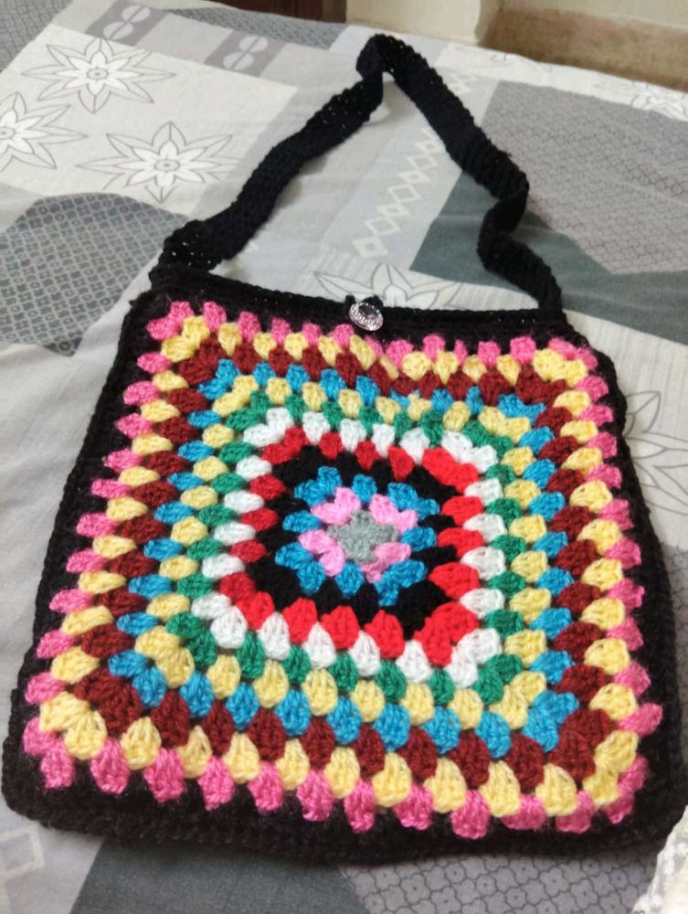 Handmade Crochet Shoulder Bag