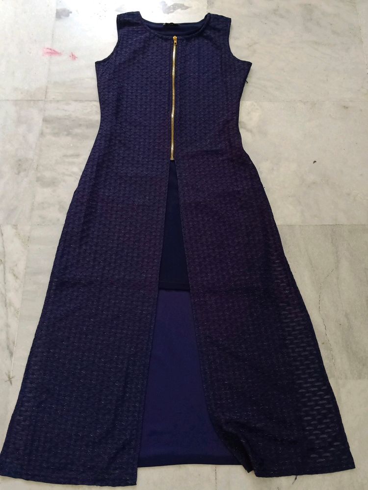 Meraki 1 Peice Double Layered With Front Zip