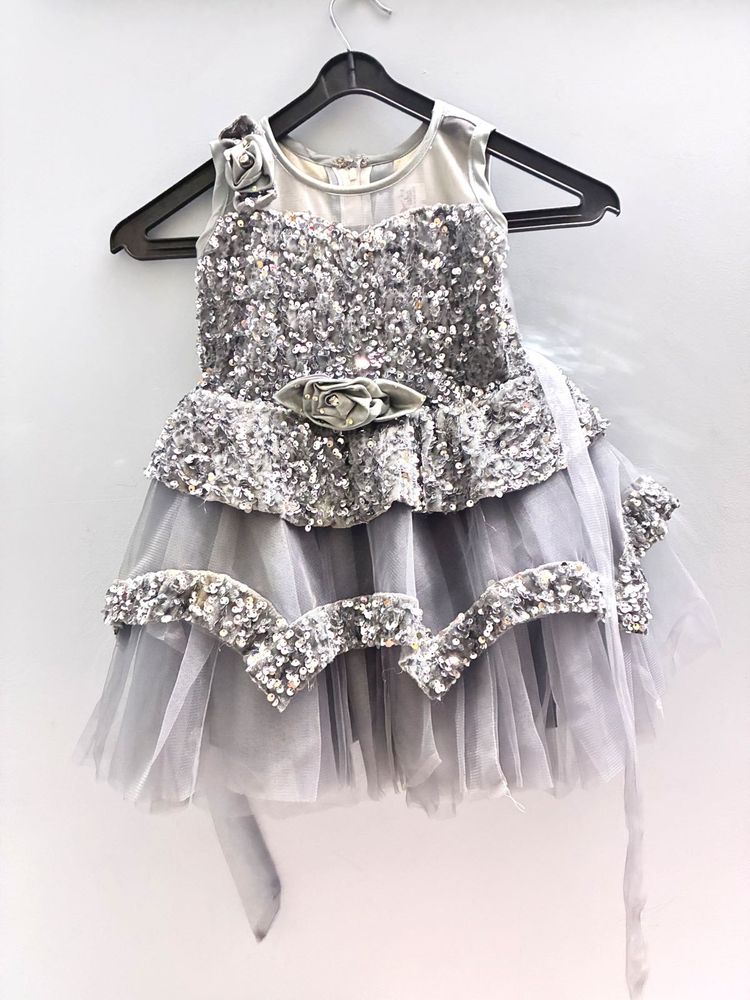 Grey Dress for Girls