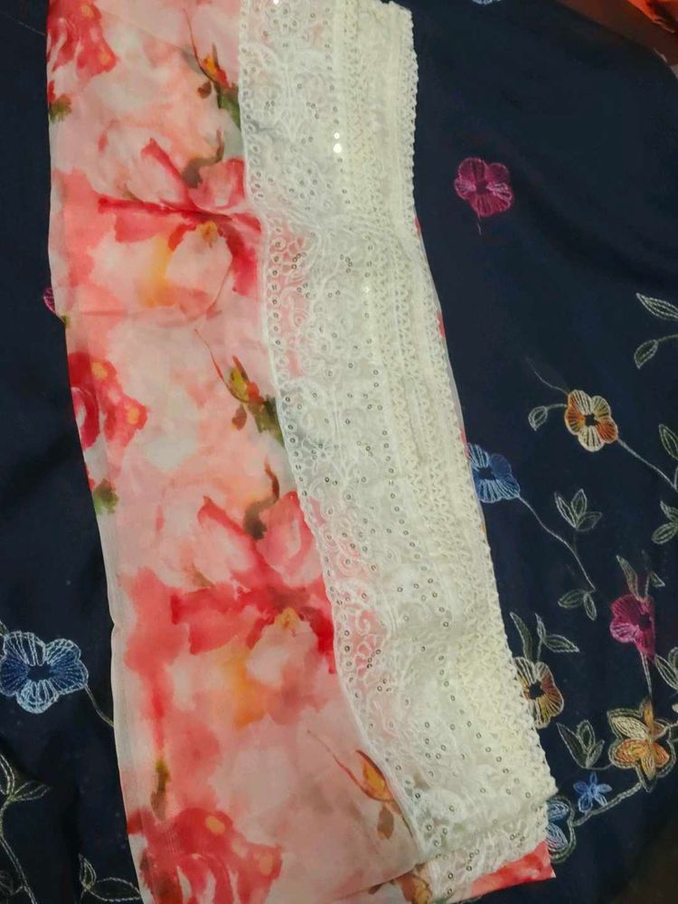 Beautiful Floral Dupatta