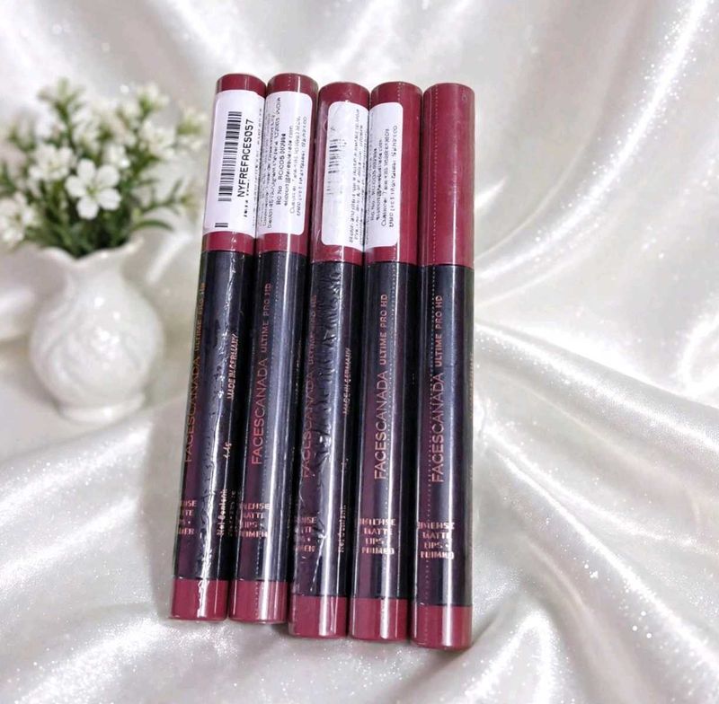 Pack of 5 FACES CANADA Ultime Pro HD Intense Matte