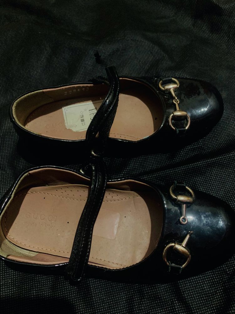 GUCCI BLACK MARY JANE FOR KIDS