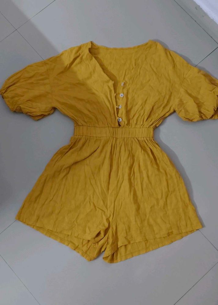 Chic Yellow Jumpsuit