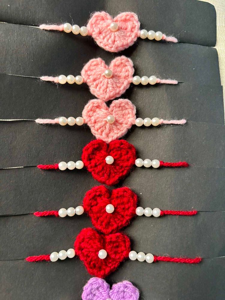 handmade crochet pearl rakhi 🎀✨
