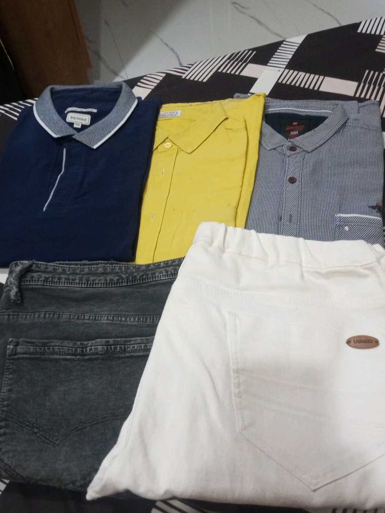 Men's Casual Shirt &amp; Jeans Bundle