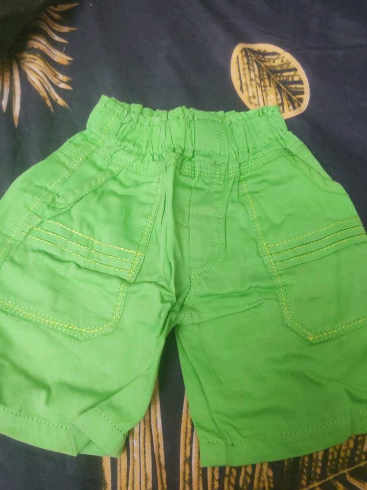 combo Bright Green Cargo Shorts