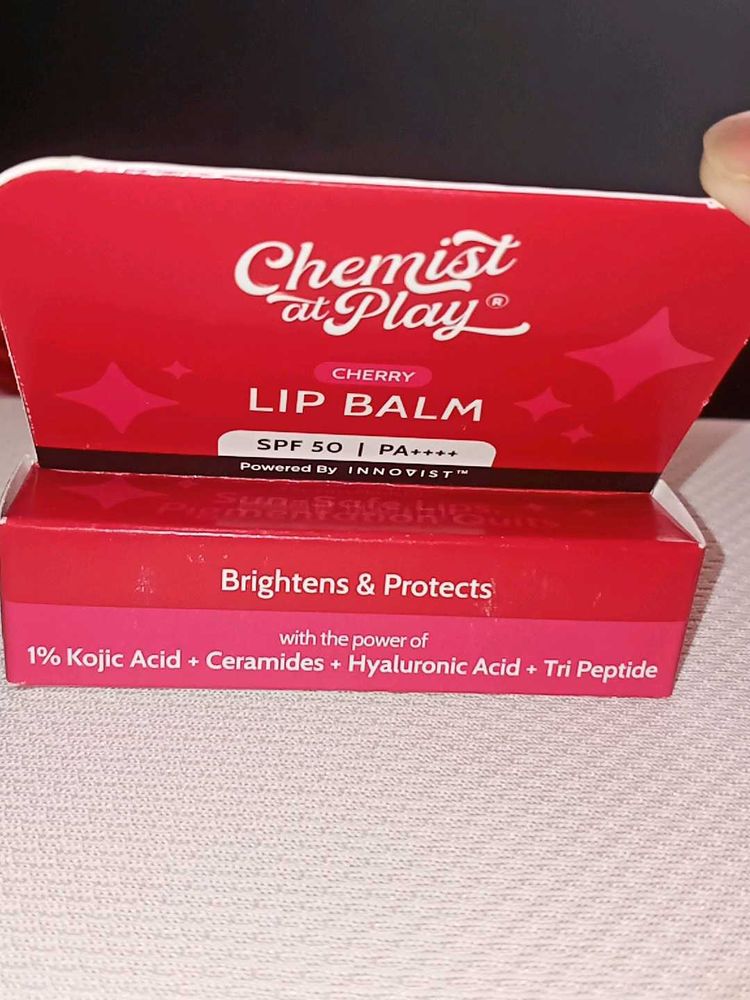 Chemist at Play Cherry Lip Balm SPF 50