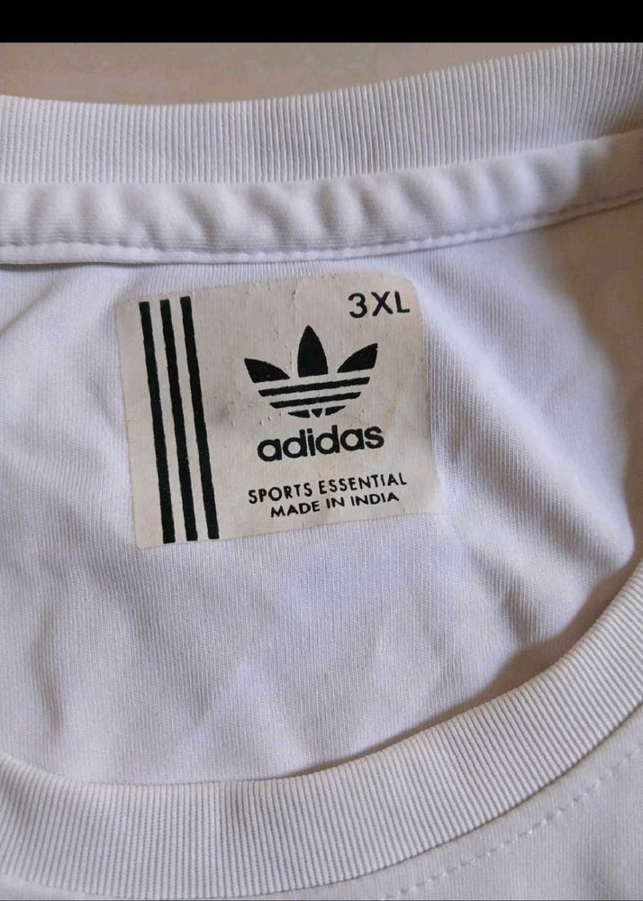 Adidas White T-Shirt