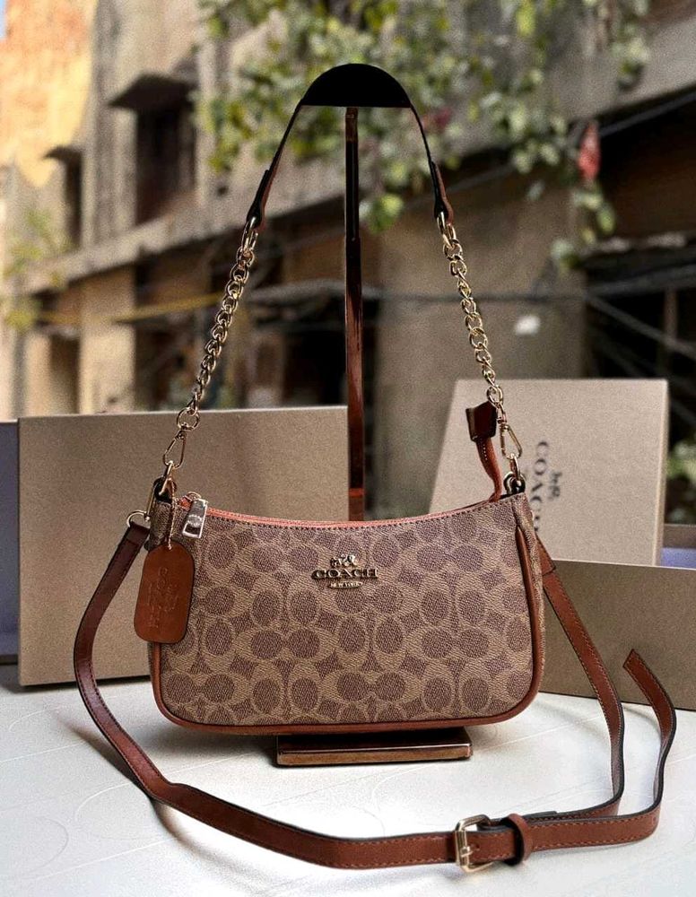 Coach Monogram Shoulder Bag