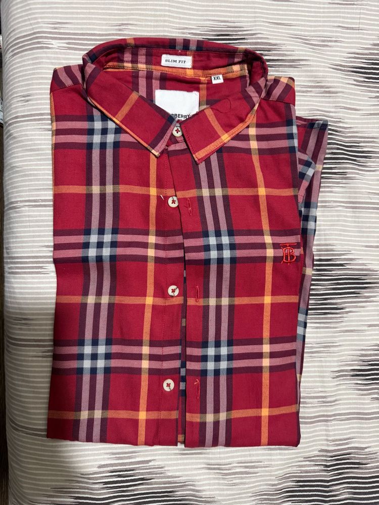 Classic Plaid Men's Slim Fit Shirt