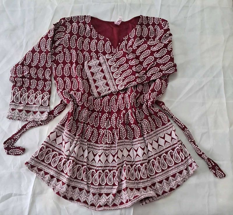 Paisley Print Top