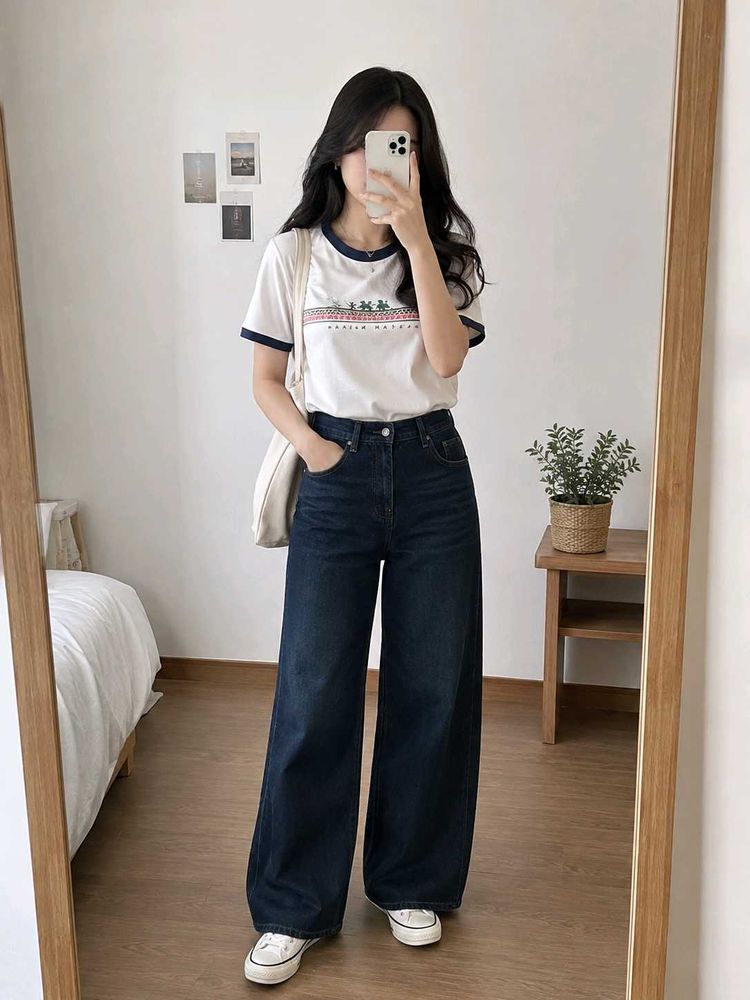 casual white tshirt