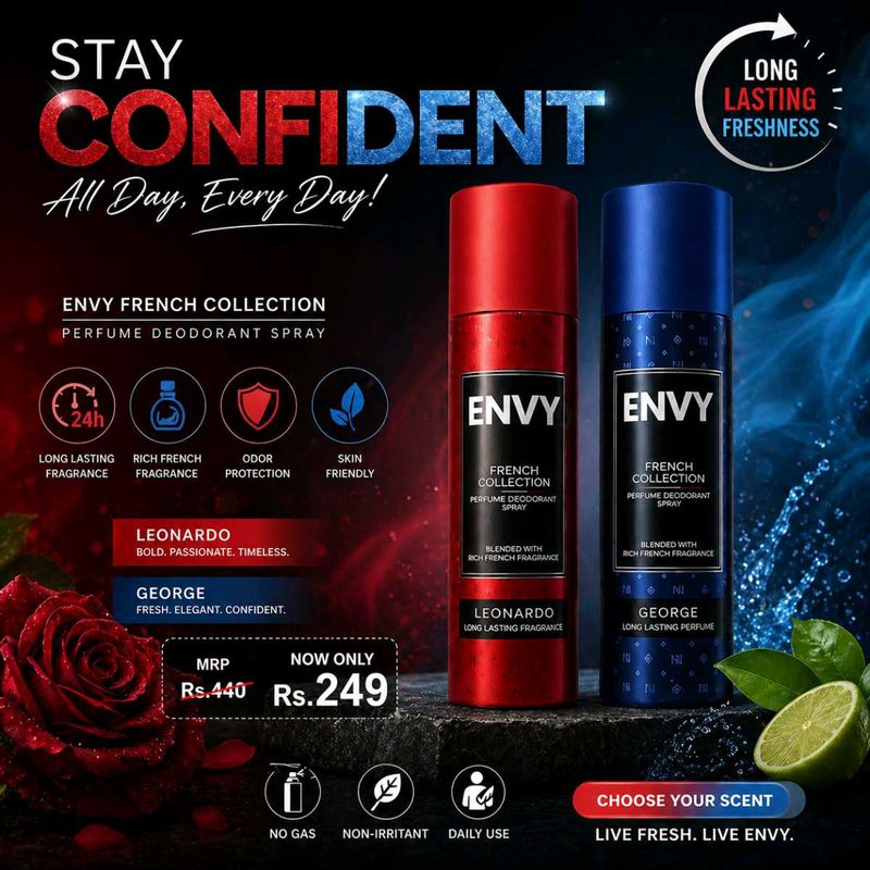 Envy French Collection Deodorant Sprays