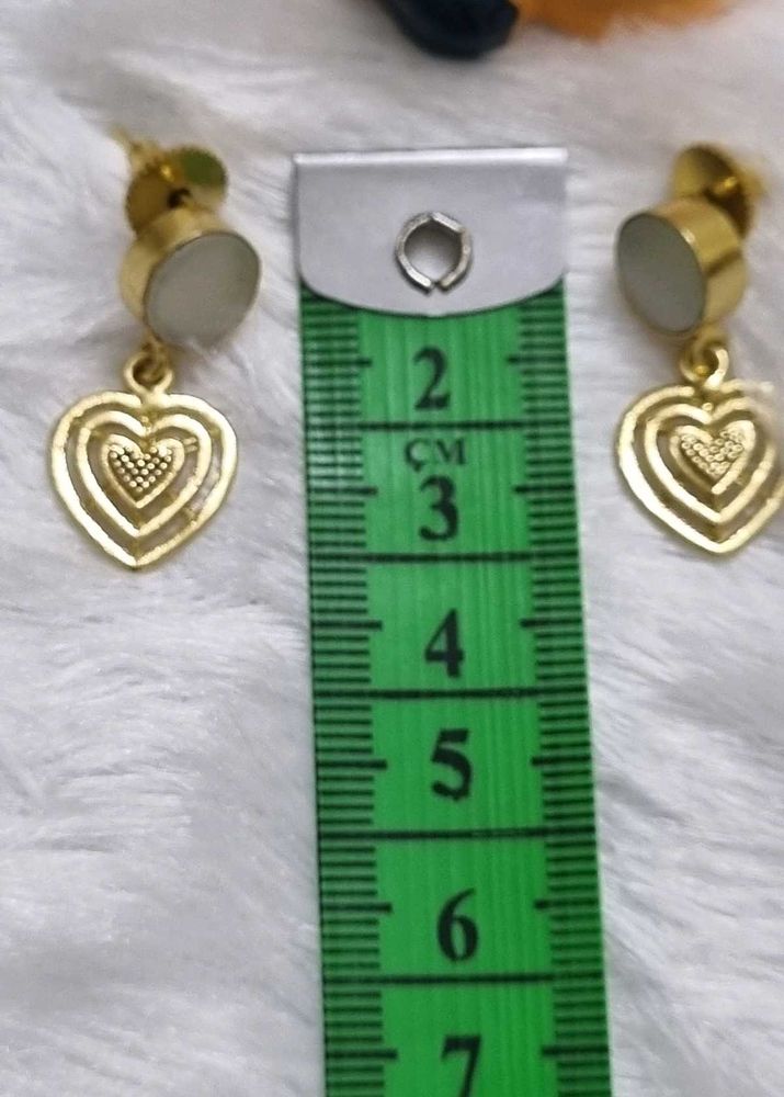Cute Heart Dangle Earrings
