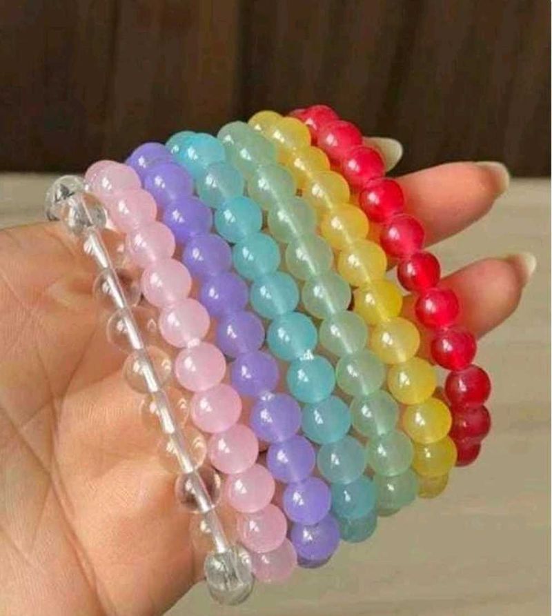 Rainbow Beaded Bracelets