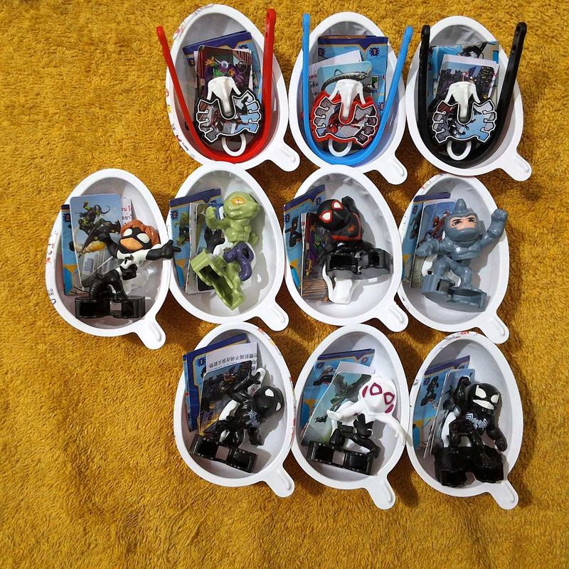 Kinder Joy × Spider-Man Edition–Combo of 7 Figures