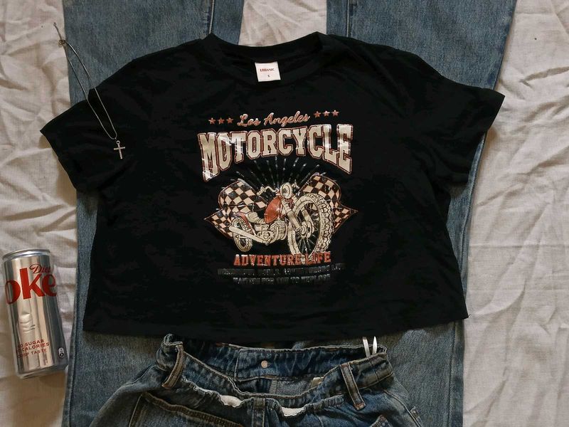 Los Angeles Motorcycle Graphic T-Shirt