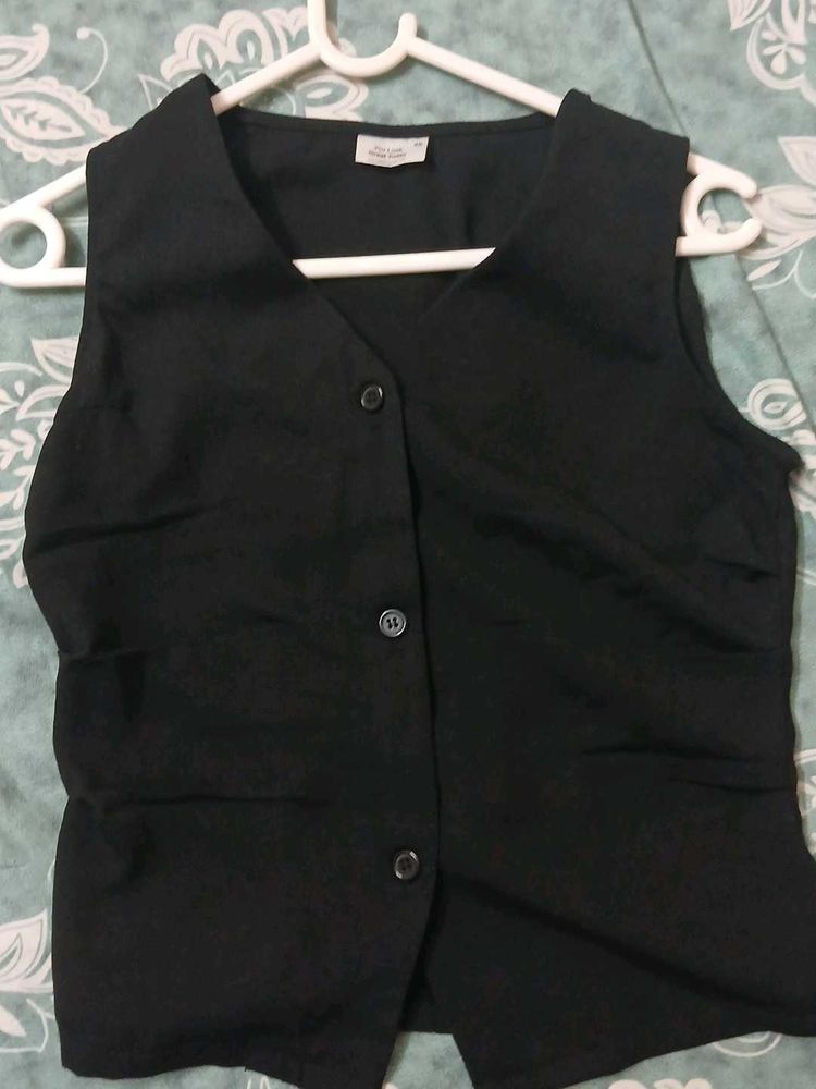 Classic Black Vest