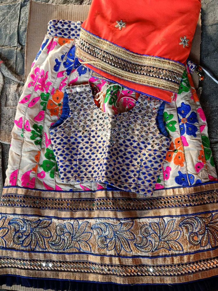 Embroidered Lehenga Choli Set