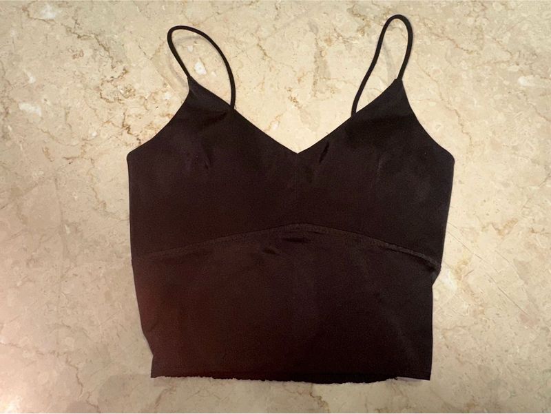 Black Spaghetti Strap Camisole Top