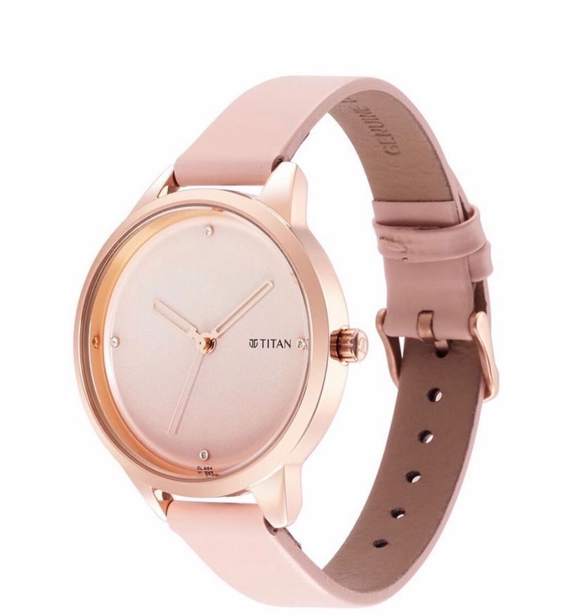 Titan Rose Gold Analog Watch