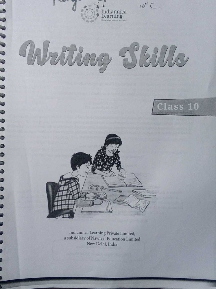 Class 10 Writing Skills Book