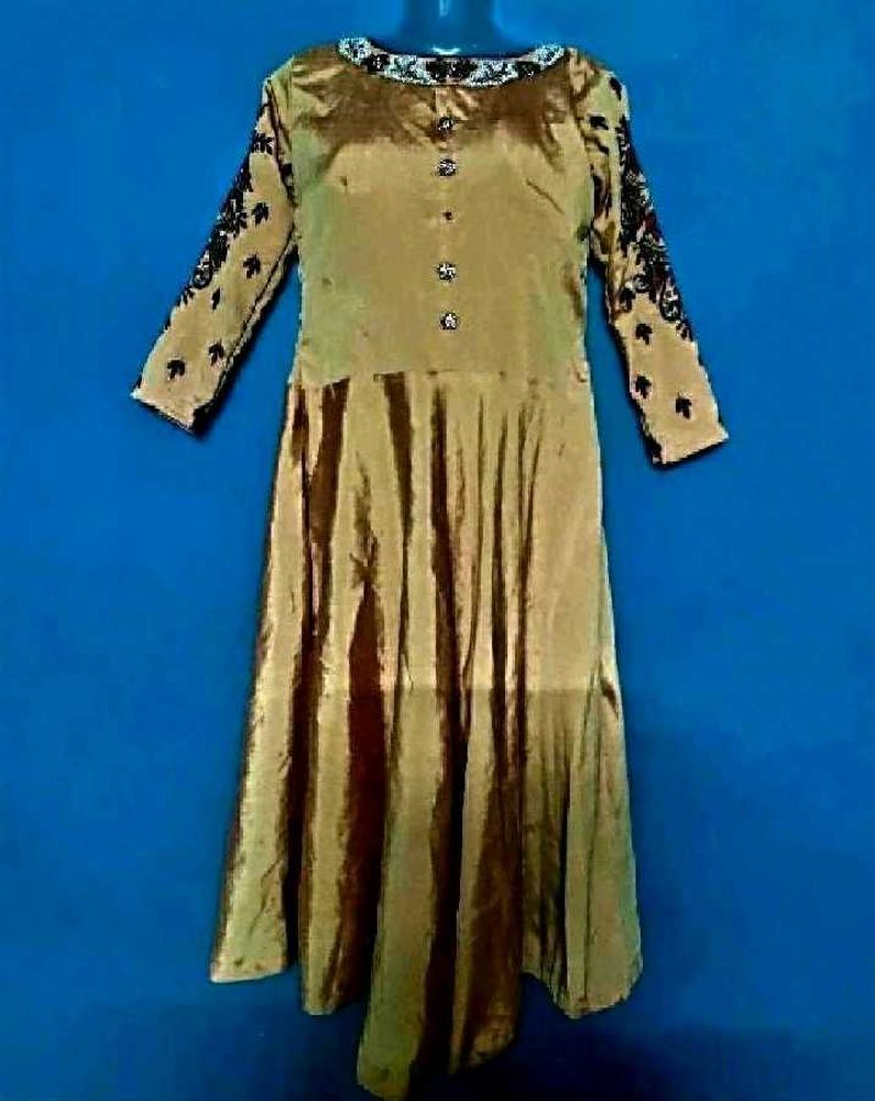 wedding golden gown
