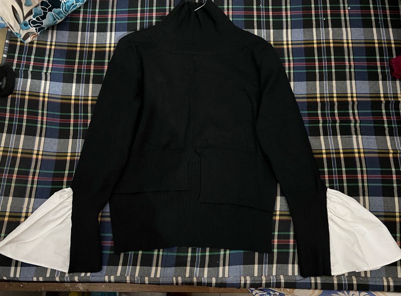 Stylish Black Turtleneck Sweater