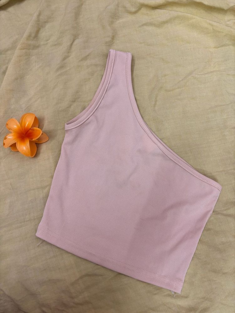 Cute Beige Crop Top
