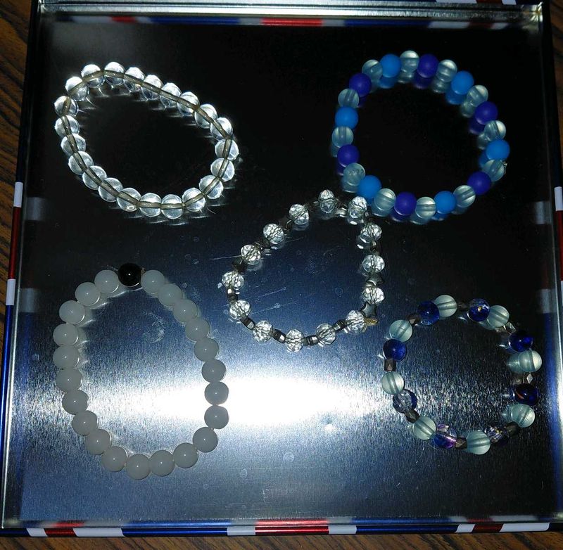 Set of 5 Beaded Bracelets