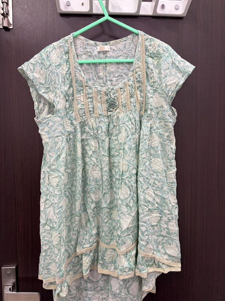 Bohemian Print Kurta Top