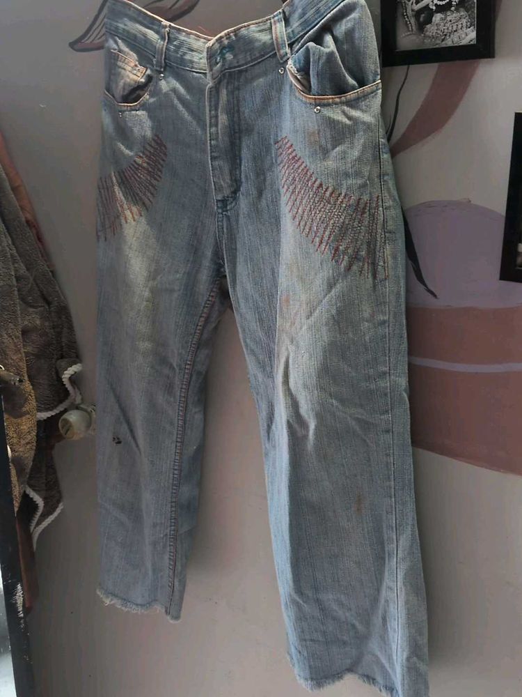 Bootcut denim jeans