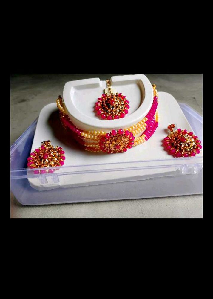 Jewellery Set.1 time wear kiya.