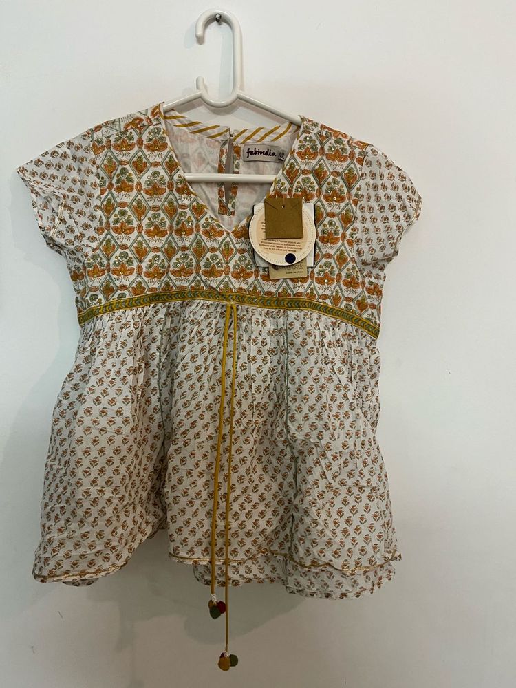 Fabindia Kurta with Block Print