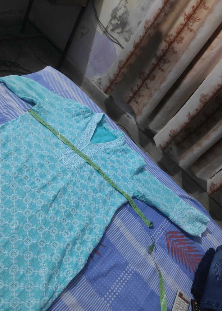 Beautiful Blue Kurta xl size