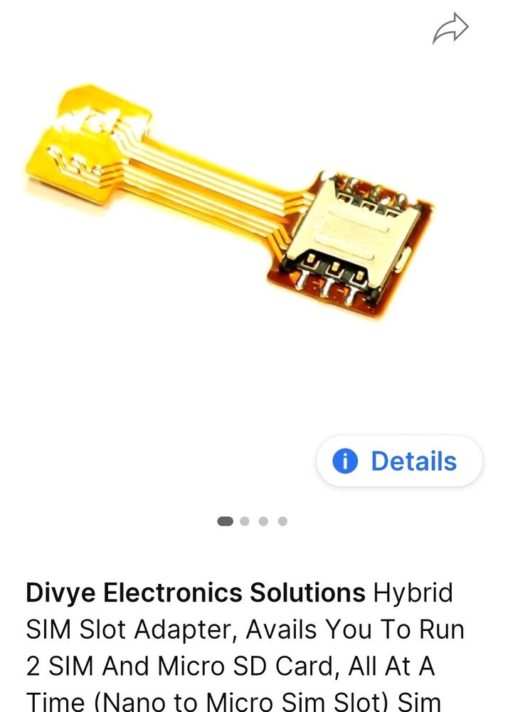 Hybrid Sim Slot Adapter