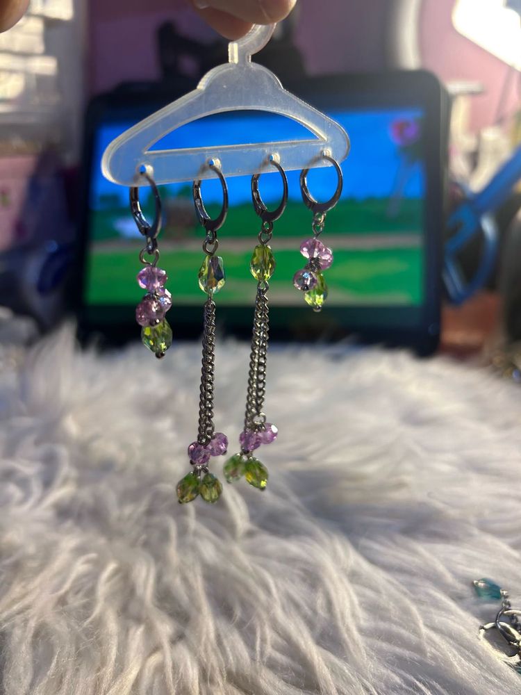 Charming Beaded Drop Earrings
