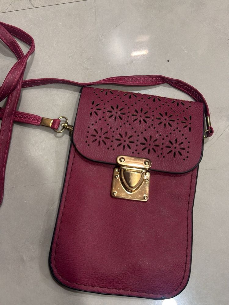Chic Berry Crossbody Bag