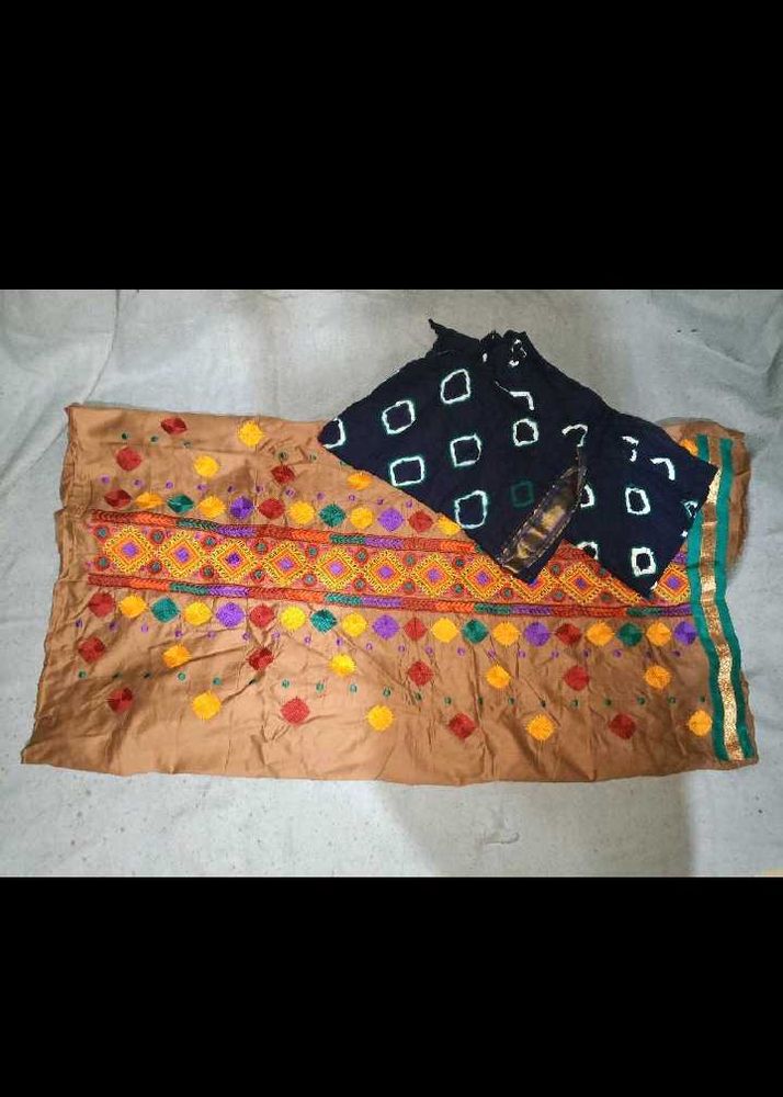 Ethnic Dress Material&amp;free lipstick 💄